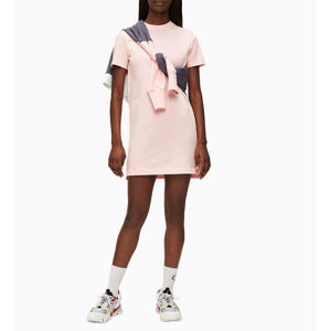 Calvin Klein dámské světle růžové bavlněné šaty - XS (TIR)